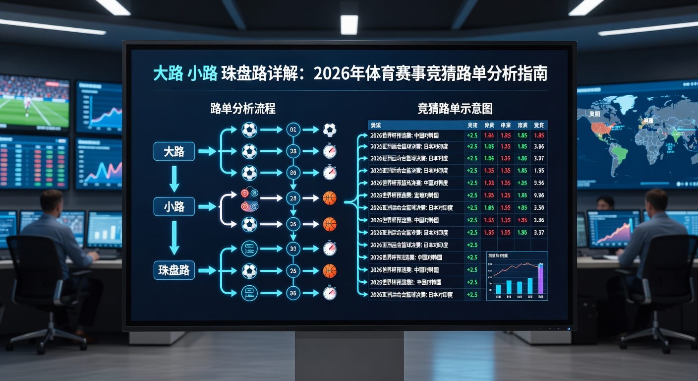 大路 小路 珠盘路投注技巧与盘口分析
